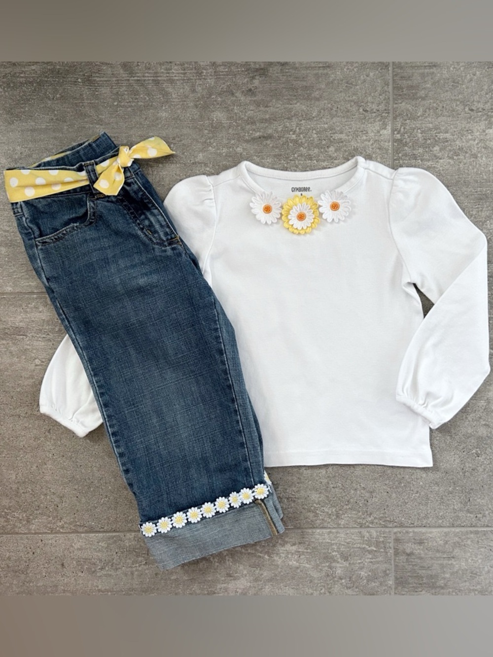 Gymboree Vintage 2008 Daisy Days Outfit Size 5/7